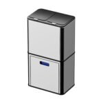 Automatic Dual Compartment Smart Trash Can Touch Free