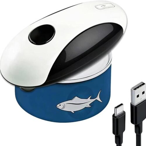 Smart Automatic Can Opener with Safety Lock and Side Cut