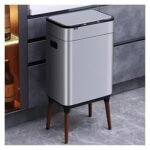 Smart Sensor Trash Can Stainless Steel Rectangle Automatic