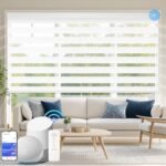Smart Motorized Zebra Shade with Remote and App